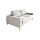 SOFA CAMA EN TELA GRIS