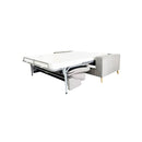 SOFA CAMA EN TELA GRIS