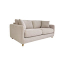 SOFA CAMA EN TELA BEIGE TAUPE