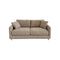 SOFA CAMA EN TELA MARRON