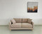 SOFA CAMA EN TELA MARRON