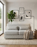 SOFA CAMA EN TELA BEIGE