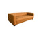 SOFA ESTACIONARIO EN PIEL SINTETICA CAMEL