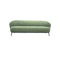 SOFA ESTACIONARIO DE TRES ASIENTOS EN TELA VERDE