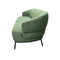 SOFA ESTACIONARIO DE TRES ASIENTOS EN TELA VERDE