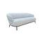 SOFA ESTACIONARIO DE TRES ASIENTOS EN TELA BEIGE