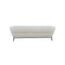 SOFA ESTACIONARIO DE TRES ASIENTOS EN TELA BEIGE