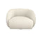 BUTACA GIRATORIA EN TELA BEIGE