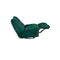 BUTACA RECLINABLE MANUAL GIRATORIA EN TELA VERDE