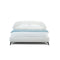 CAMA KING ELLMEERA EN TELA BLANCA