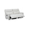 SOFA RECLINABLE MANUAL DE DOS ASIENTOS EN TELA BEIGE