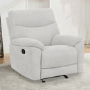 BUTACA RECLINABLE MANUAL EN TELA BEIGE