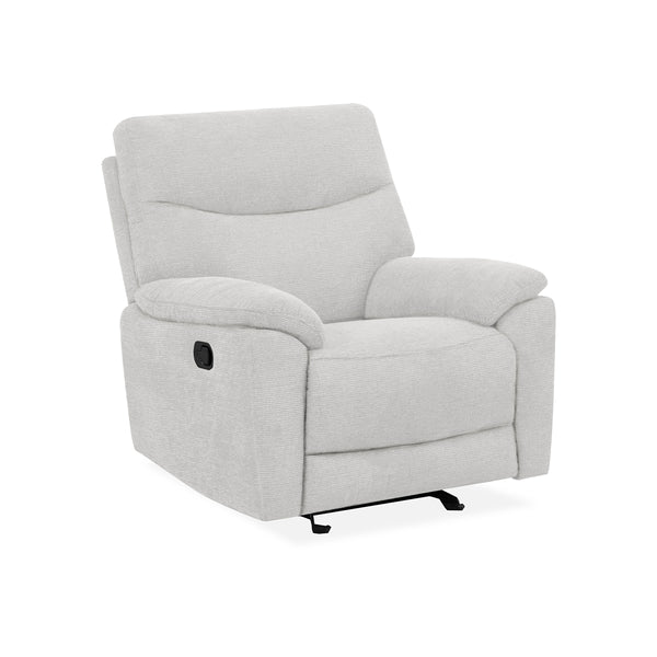 BUTACA RECLINABLE MANUAL EN TELA BEIGE