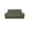 SOFA RECLINABLE ELECTRICO DE DOS ASIENTOS EN TELA VERDE