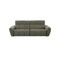 SOFA RECLINABLE ELECTRICO DE TRES ASIENTOS EN TELA VERDE