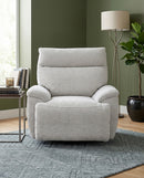 BUTACA RECLINABLE MANUAL EN TELA GRIS