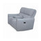 SOFA RECLINABLE DE DOS ASIENTOS ELECTRICO EN TELA GRIS