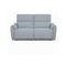 SOFA RECLINABLE DE TRES ASIENTOS ELECTRICO EN TELA GRIS