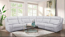 SOFA SECCIONAL RECLINABLE ELECTRICO EN TELA GRIS