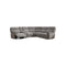 SOFA SECCIONAL RECLINABLE ELECTRICO EN TELA GRIS