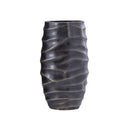 VASE, BLACK BRASS