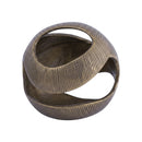 DECORATIVE SCLUPTURE, BRASS ANITIQUE