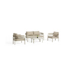 SET DE EXTERIOR GAIA EN ALUMINIO 4PCS