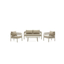 SET DE EXTERIOR GAIA EN ALUMINIO 4PCS