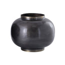 VASE, BLACKISH BRONZE BRASS ANTIQUE