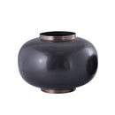 VASE, BLACKISH BRONZE COPPER ANTIQUE
