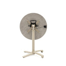 MESA DE COMEDOR DE EXTERIOR TOPE ESTILO MARMOL Y BASE BEIGE