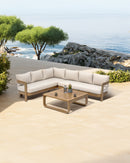 DALA CORNER SOFA, HEAT TRANSFER, FINISHED IN OAK