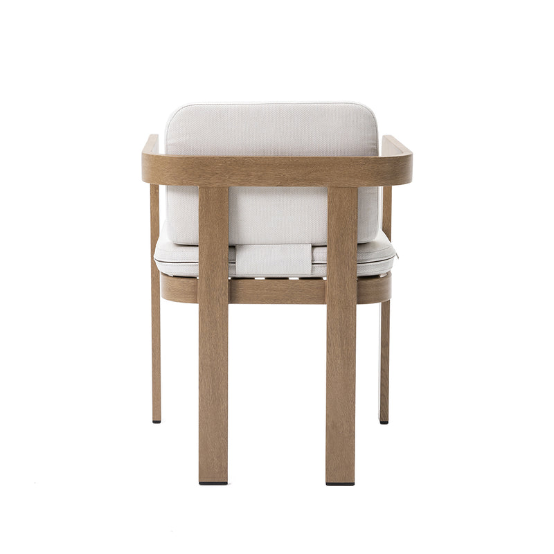 SILLA DE COMEDOR DALA EN METAL ESTILO MADERA N808-35, MH0918A