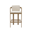 TABURETE DE BAR DE EXTERIOR DALA EN METAL ESTILO MADERA MH0918A, N808-35