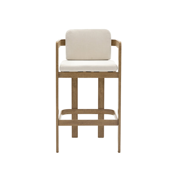 TABURETE DE BAR DE EXTERIOR DALA EN METAL ESTILO MADERA MH0918A, N808-35