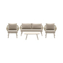 SET DE EXTERIOR DOVE EN ALUMINIO 4PCS
