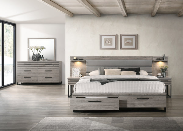 JUEGO DE HABITACION "8349A" - CAMA QUEEN