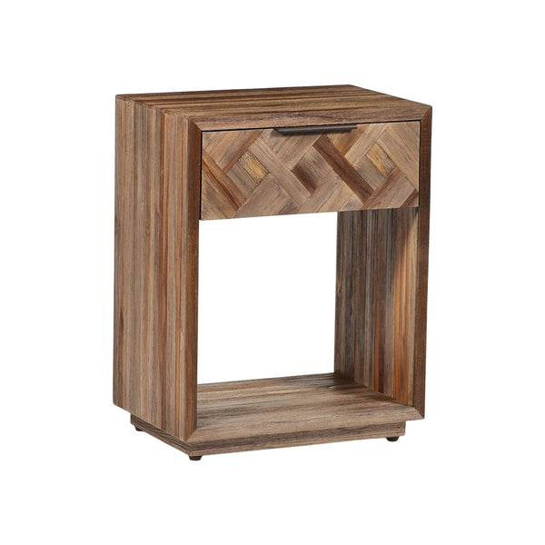 MESA DE NOCHE ACABADO DE  MADERA