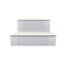 CAMA KING "1019"   BLANCA + 1 MESITA DE NOCHE -2PCS