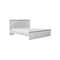 CAMA QUEEN "1019" BLANCA +1 MESA DE NOCHE -2PCS