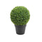 PLANTA ARTIFICIAL BOXWOOD SINGLE BALL VERDE CON MACETERO