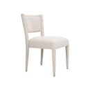 SILLA DE COMEDOR EN TELA BEIGE