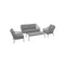 SET DE EXTERIOR MASSA CON SOFA DE DOS ASIENTOS EN COLOR GRIS CHARCOAL