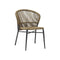 FRIDA ALUM RATTAN SIDE CHAIR