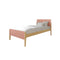 CAMA TWIN "ARTIE" + 1 MESITA DE NOCHE ROSADO - 2PCS