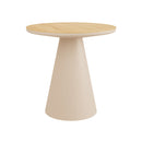 MESA DE COMEDOR DE EXTERIOR TOPE ESTILO CERAMICA Y BASE BEIGE