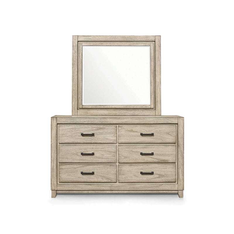 JUEGO DE HABITACION "ASHLAND B923W RUSTIC WHITE" - CAMA QUEEN