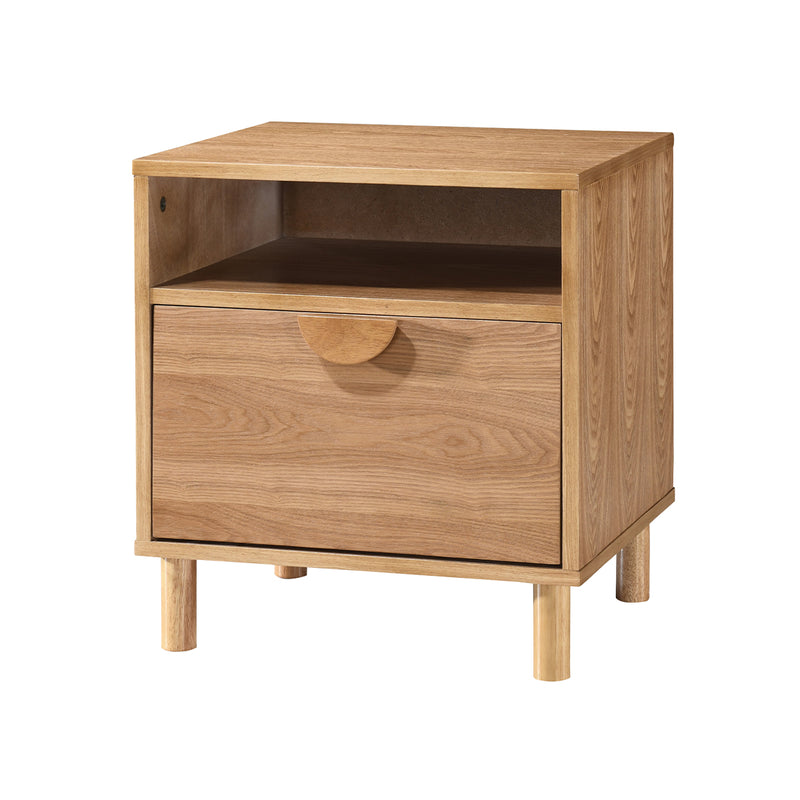 MESA DE NOCHE ACABADO DE MADERA 7283