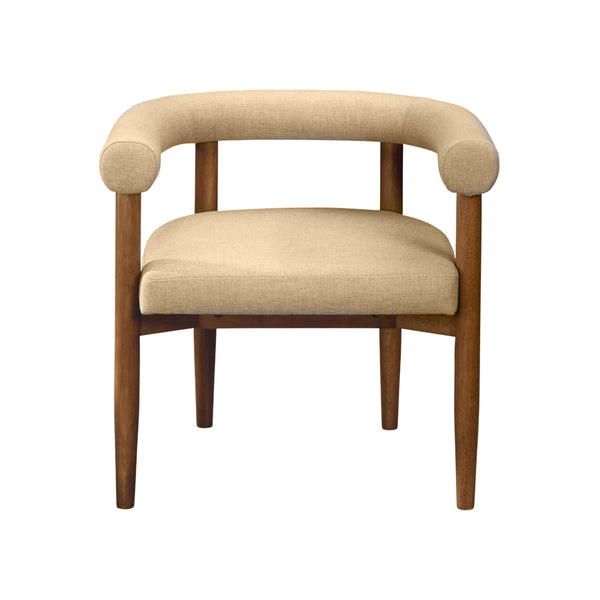 SILLA DE COMEDOR EN TELA KAKI