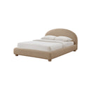 CAMA QUEEN EN TELA KAKI